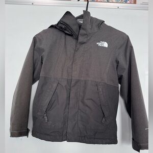 The North Face Kids Dark Gray Raincoat